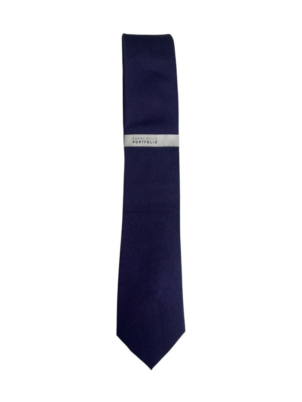 Perry Ellis Portfolio Textured Tie Purple New Professional Wear